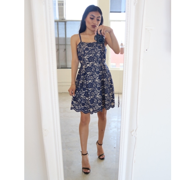 Speechless Women’s Lace & Flare Dress - Picture 4 of 7